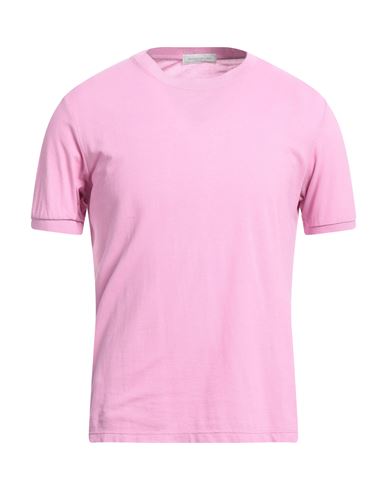 Rossopuro Man T-shirt Light Purple Size 4 Cotton In Pink