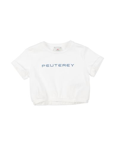 Peuterey Babies'  Toddler Girl T-shirt White Size 7 Cotton, Elastane