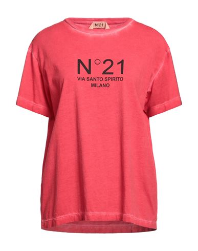 N°21 Woman T-shirt Red Size 0 Cotton