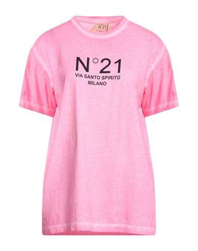 Shop N°21 Woman T-shirt Pink Size 6 Cotton