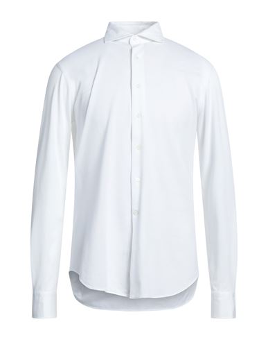 Mantovani Man Shirt White Size 15 ½ Cotton