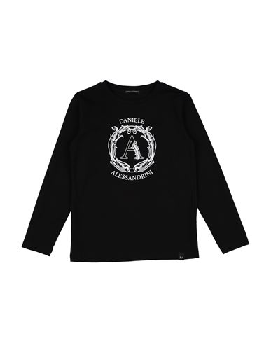 Shop Daniele Alessandrini Toddler Boy T-shirt Black Size 6 Cotton, Elastane