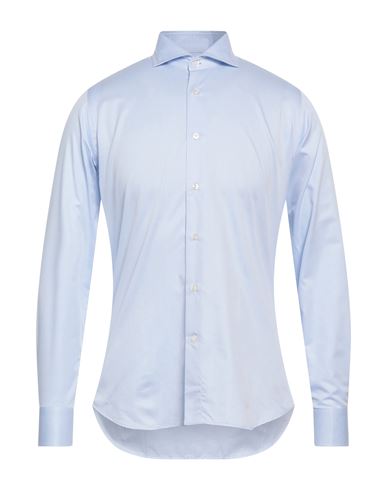 Alea Man Shirt Sky Blue Size 15 Cotton