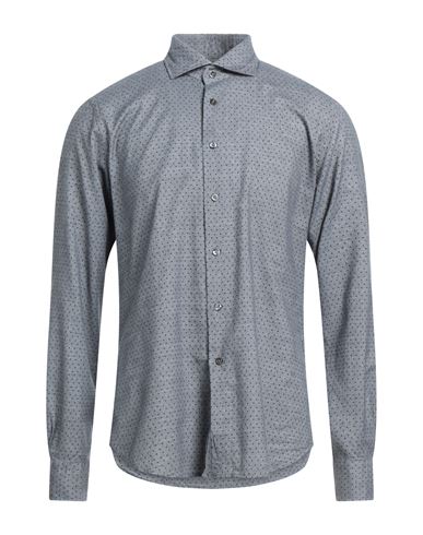 Rossi Man Shirt Grey Size 15 ½ Cotton