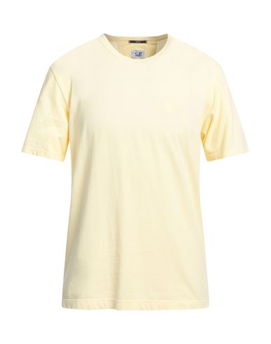 C.p. Company C. P. Company Man T-shirt Light Yellow Size S Cotton, Polyamide