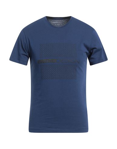 Momo Design Man T-shirt Navy Blue Size S Cotton