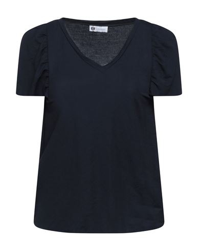 Diana Gallesi Woman T-shirt Midnight Blue Size 6 Viscose, Polyamide