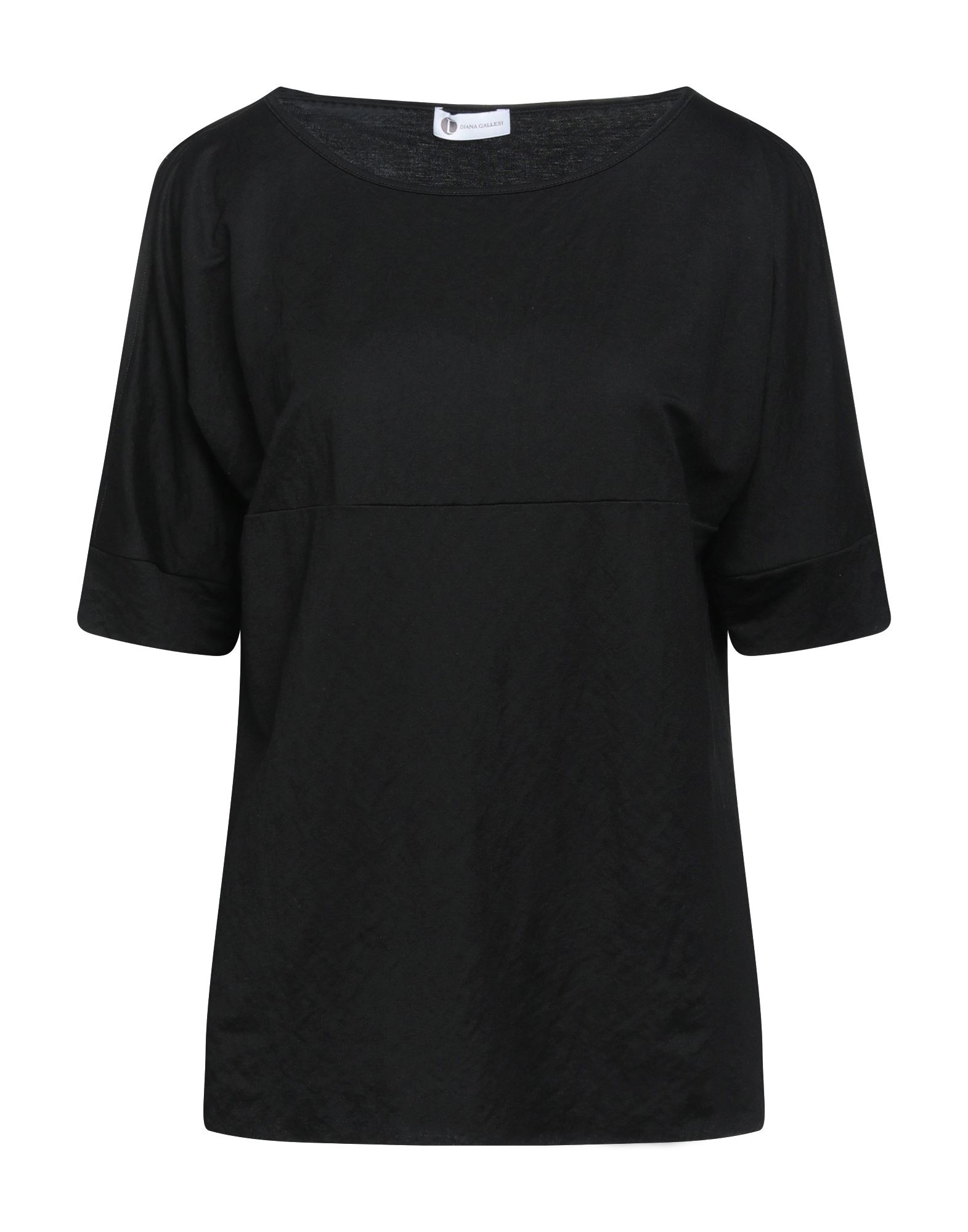 Shop Diana Gallesi Woman Top Black Size 10 Viscose, Polyamide