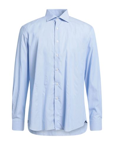 Alea Man Shirt Light Blue Size 17 ¾ Cotton