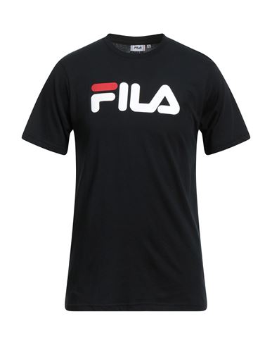 Fila Man T-shirt Black Size S Cotton