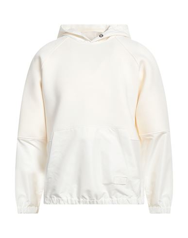Pt Torino Man Sweatshirt Ivory Size 38 Viscose, Elastane, Polyurethane In White