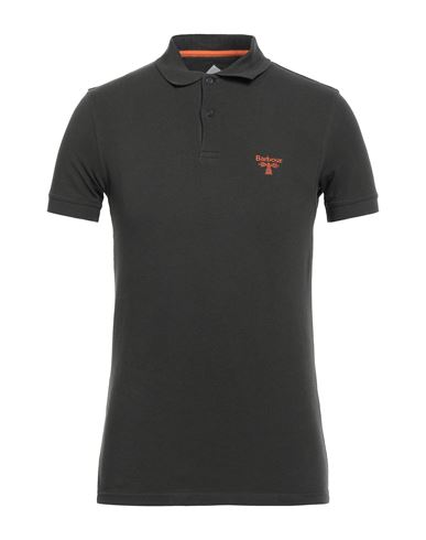 Barbour Man Polo Shirt Dark Green Size S Cotton