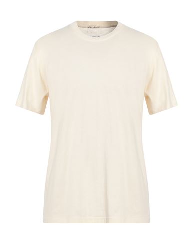 Maison Margiela Man T-shirt Cream Size L Cotton In White | ModeSens
