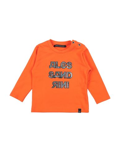 Daniele Alessandrini Babies'  Toddler Boy T-shirt Orange Size 4 Cotton, Elastane