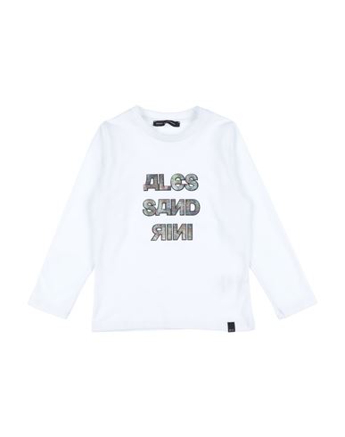 Daniele Alessandrini Babies'  Toddler Boy T-shirt White Size 5 Cotton, Elastane