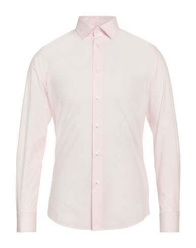 Shop Cavalli Class Man Shirt Light Pink Size 17 ½ Cotton, Elastane