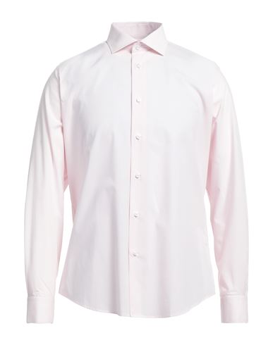 Shop Cavalli Class Man Shirt Light Pink Size 17 ½ Cotton, Elastane
