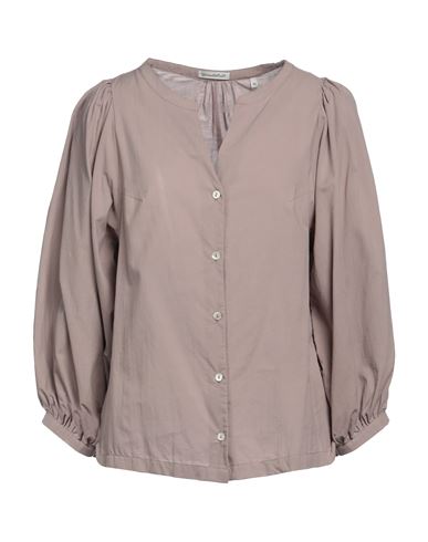 Camicettasnob Woman Shirt Blush Size 4 Cotton In Grey