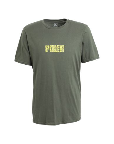 Poler Devils Canyon T-shirt Man T-shirt Military Green Size S Cotton