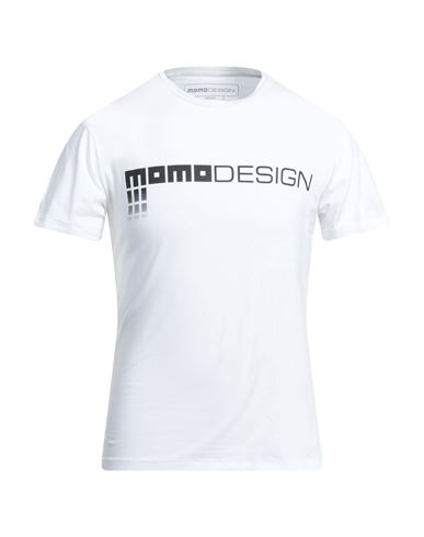 Momo Design Man T-shirt White Size Xl Cotton, Elastane