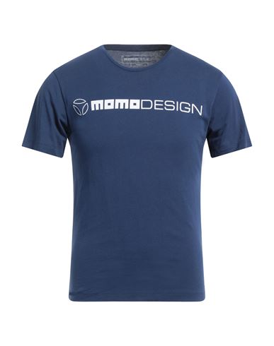 Momo Design Man T-shirt Navy Blue Size S Cotton