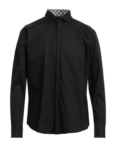 Aquascutum Man Shirt Black Size 15 ½ Cotton