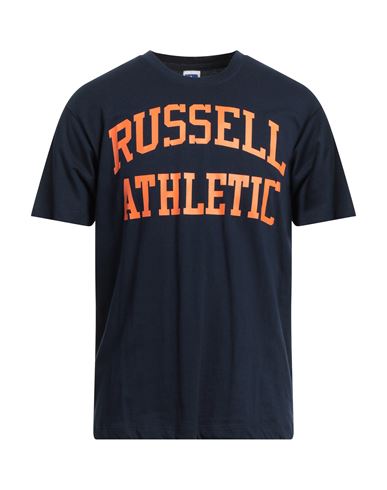 Russell Athletic Man T-shirt Midnight Blue Size S Cotton