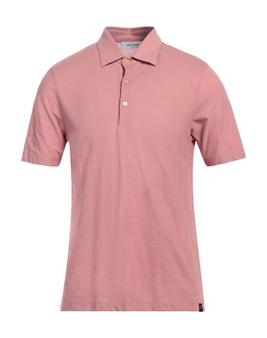 Gran Sasso Man Polo Shirt Pink Size 40 Cotton In Multi