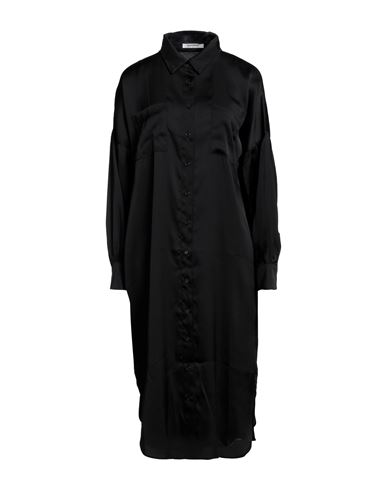 Glamorous Woman Midi Dress Black Size 8 Polyester