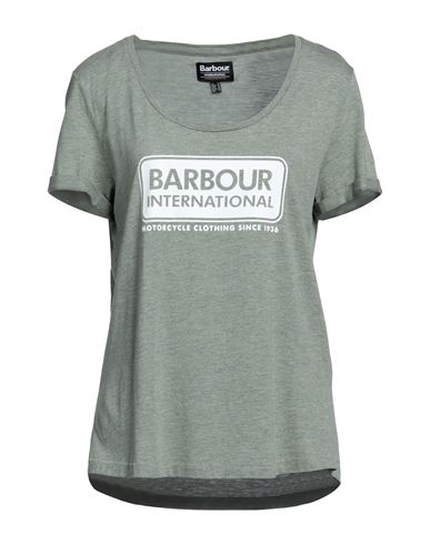 supermarkt terras Discipline Barbour Woman T-shirt Military Green Size 10 Viscose, Cotton | ModeSens
