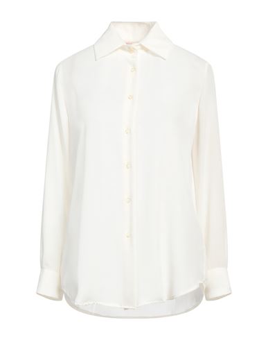 Woman T-shirt White Size L Cotton