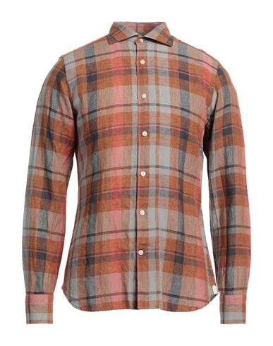 Hemd Herren Rostrot 40 Herren