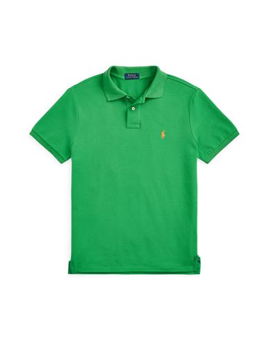 Polo Ralph Lauren Man Polo Shirt Green Size Xxl Cotton