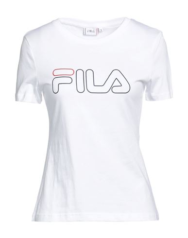 Fila Woman T-shirt White Size M Cotton