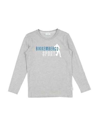 Bikkembergs Babies'  Toddler Boy T-shirt Light Grey Size 5 Cotton