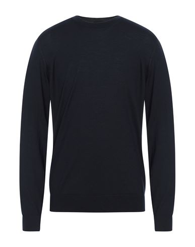 Giorgio Armani Man Sweater Midnight Blue Size 40 Virgin Wool, Cashmere, Viscose, Polyamide