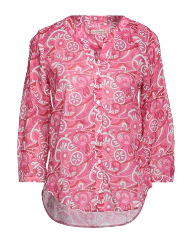 Camicettasnob Woman Shirt Fuchsia Size 12 Cotton In Pink