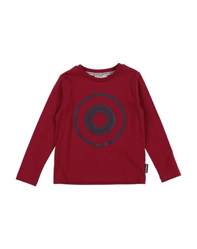 Bikkembergs Babies'  Toddler Boy T-shirt Burgundy Size 5 Cotton In Red