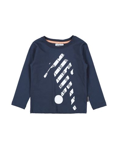 Bikkembergs Babies'  Toddler Boy T-shirt Midnight Blue Size 5 Cotton