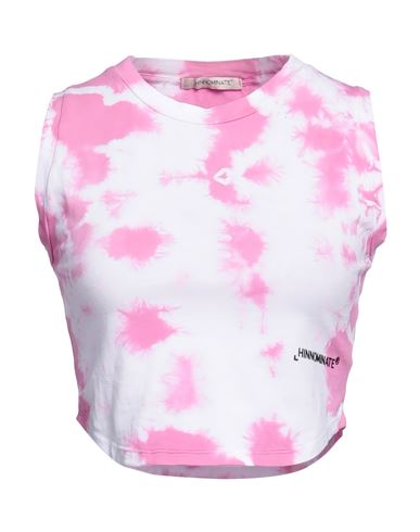 Hinnominate Woman T-shirt Pink Size L Cotton, Elastane