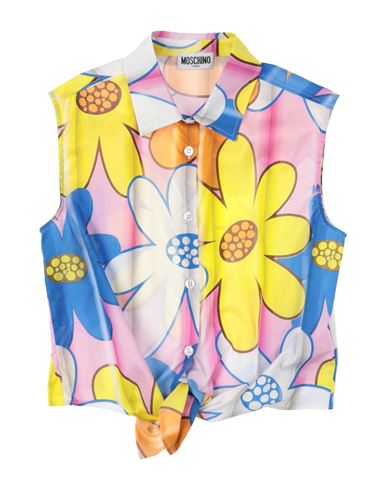 Moschino Kid Babies'  Toddler Girl Shirt Fuchsia Size 6 Cotton, Elastane In Pink