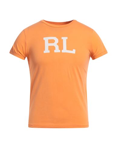 Ralph Lauren Denim & Supply  Man T-shirt Orange Size S Cotton