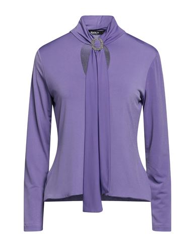 Siste's Woman Top Light Purple Size S Polyester, Elastane