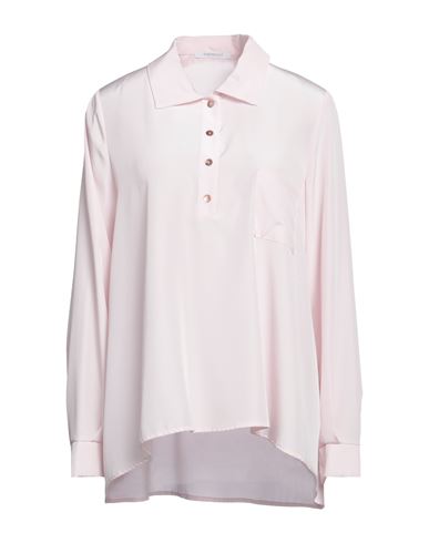 Bellwood Woman Shirt Light Pink Size L Acetate, Silk, Polyamide