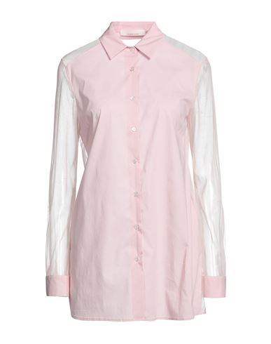 Liviana Conti Woman Shirt Light Pink Size 4 Cotton, Polyamide, Elastane