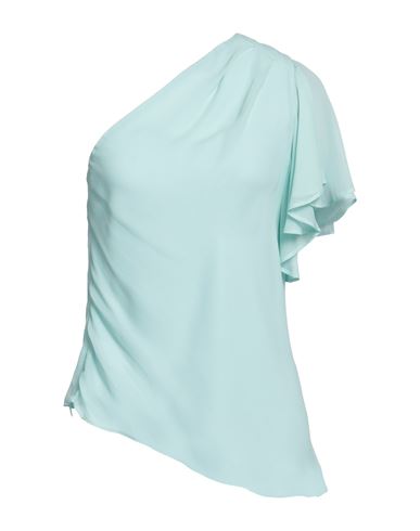 Patrizia Pepe Woman Top Turquoise Size 8 Viscose In Blue