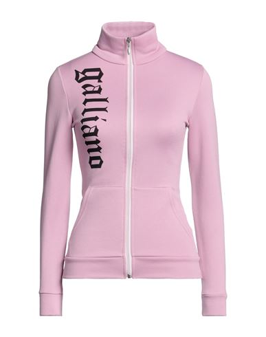 Galliano Woman Sweatshirt Pink Size Xs Cotton, Wool, Elastane