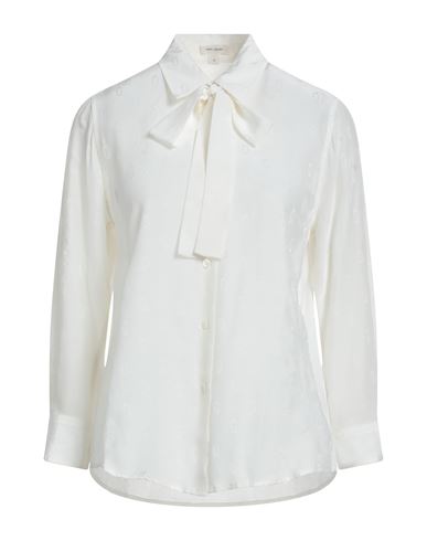 Marc Jacobs Woman Shirt Off White Size 4 Rayon, Silk
