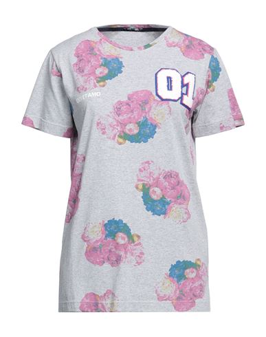 Odi Et Amo Woman T-shirt Grey Size S Cotton