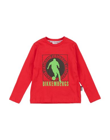 Bikkembergs Kids'  Toddler Boy T-shirt Red Size 5 Cotton